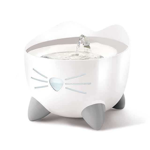 Fontaine à eau pour chat Catit PIXI en acier inoxydable