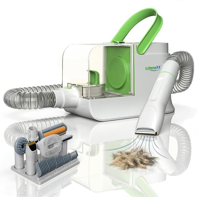 Ensemble de toilettage Lifenaxx LX-052 6 en 1 avec aspirateur