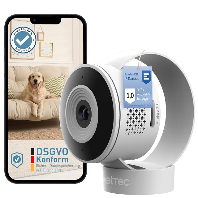 Caméra pour animaux compacte PetTec Cam Lite