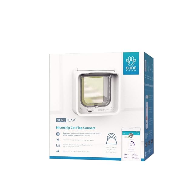 Chatière à puce SureFlap Connect avec suivi