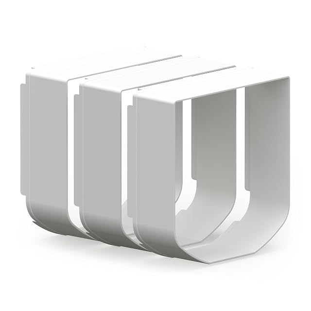 Rallonges de tunnel SureFlap en blanc, lot de trois