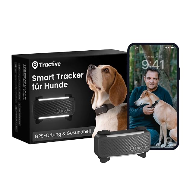Traceur GPS Tractive pour chien, édition 2025